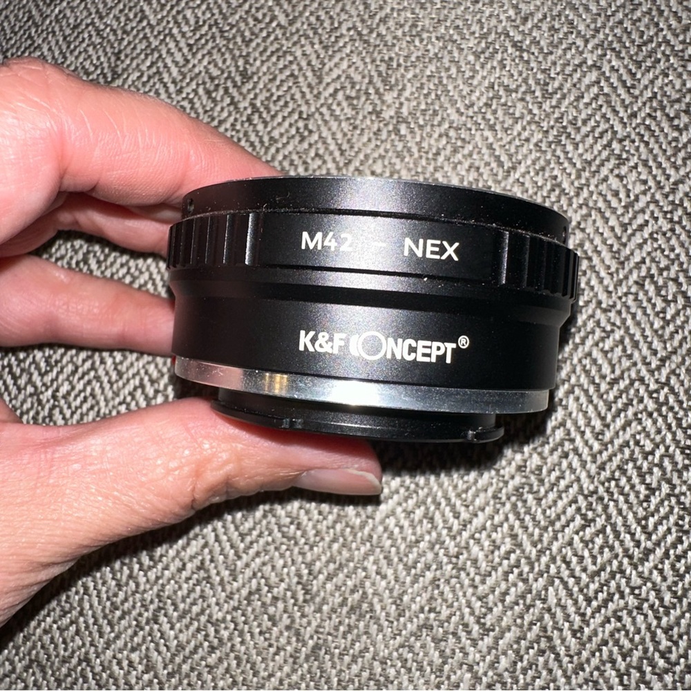 K&F Concept Lens Mount Adapter M42 to NEX Ⅱ Copper Adapter Compatible with M42